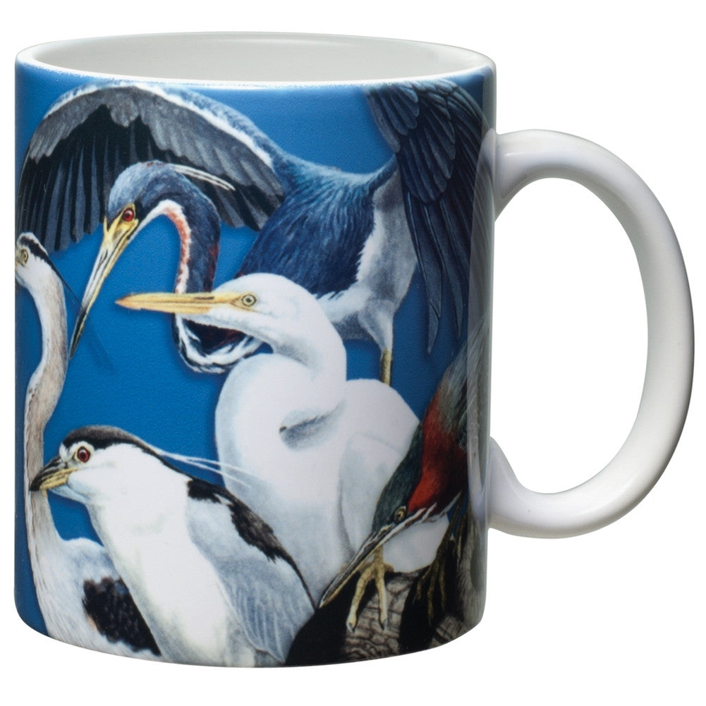 Wading Birds White Ceramic Mug Coffee Mugs Animalworld   