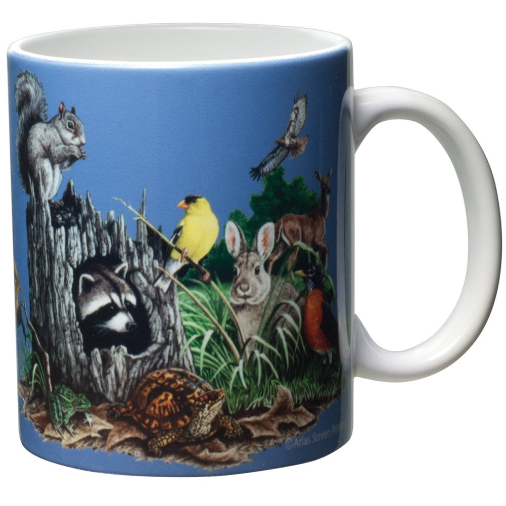 Backyard Buddies White Ceramic Mug Coffee Mugs Animalworld   