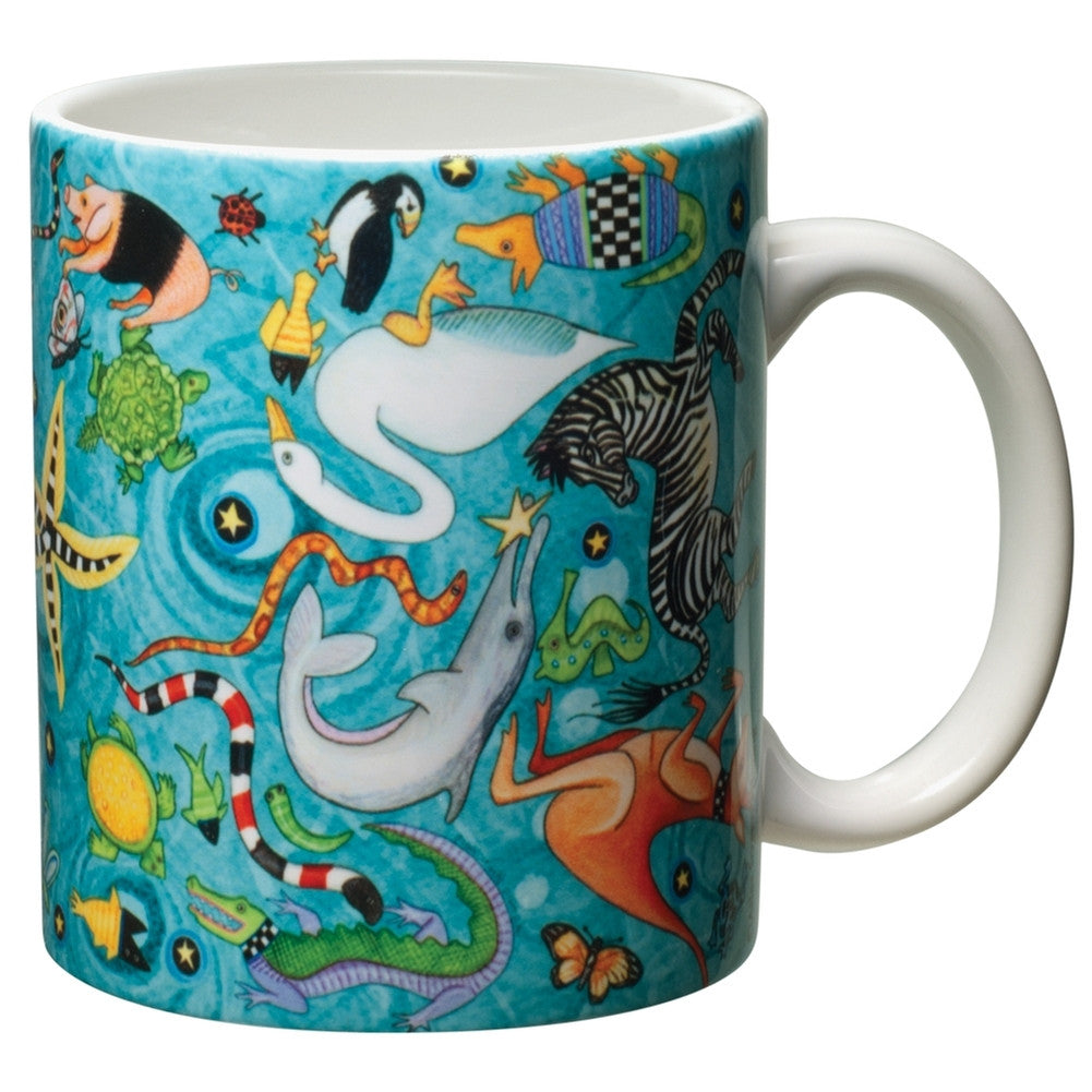 Circle of Life White Ceramic Mug Coffee Mugs Animalworld   