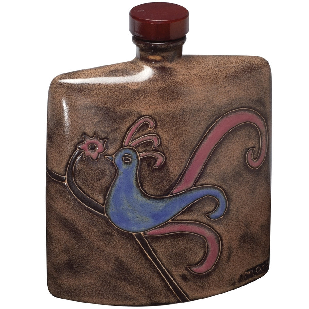 Hand-Etched Square Bird Decanter Decanters Animalworld   