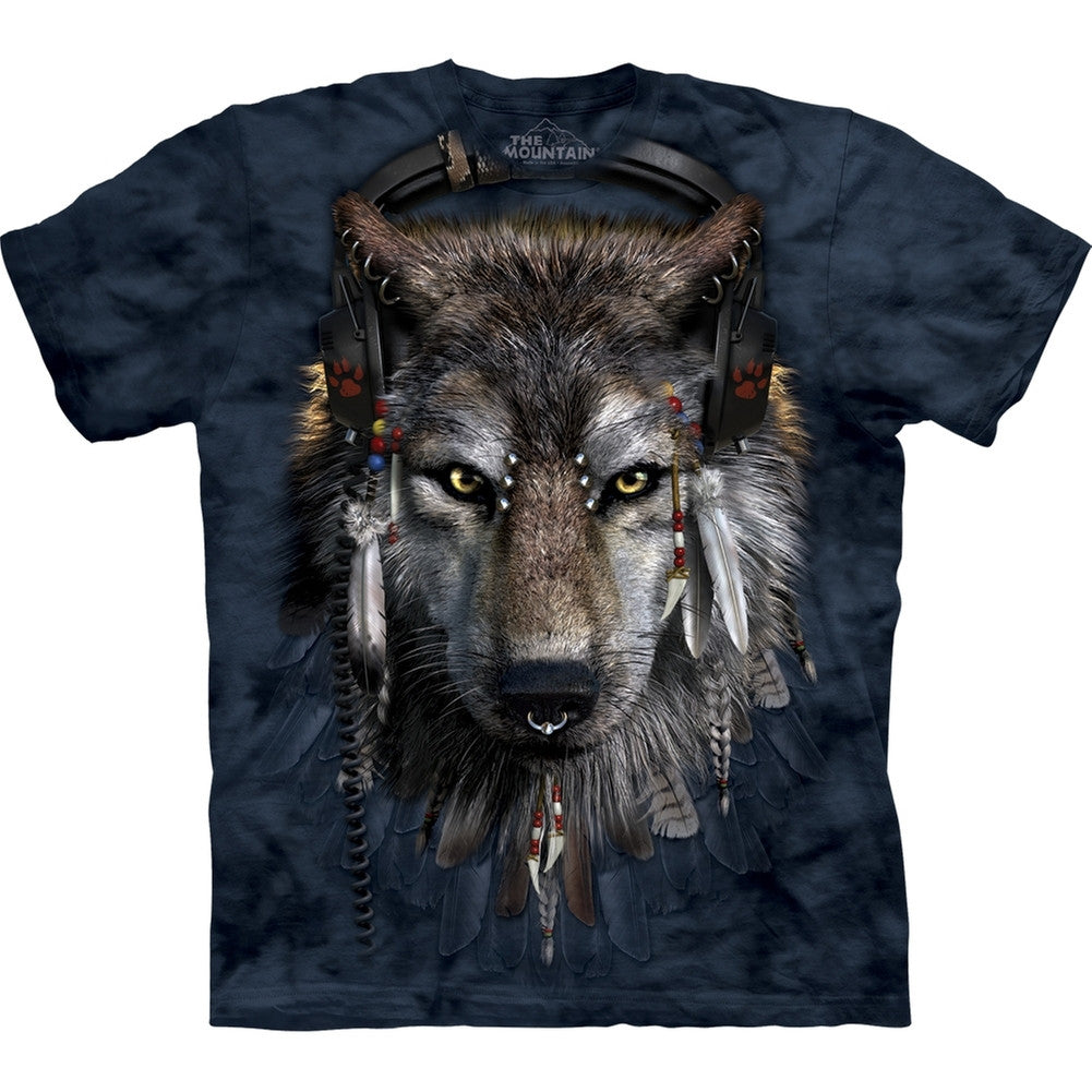 Wolf DJ Fen T-Shirt Men's T-Shirts Wolf SM Dark Blue 