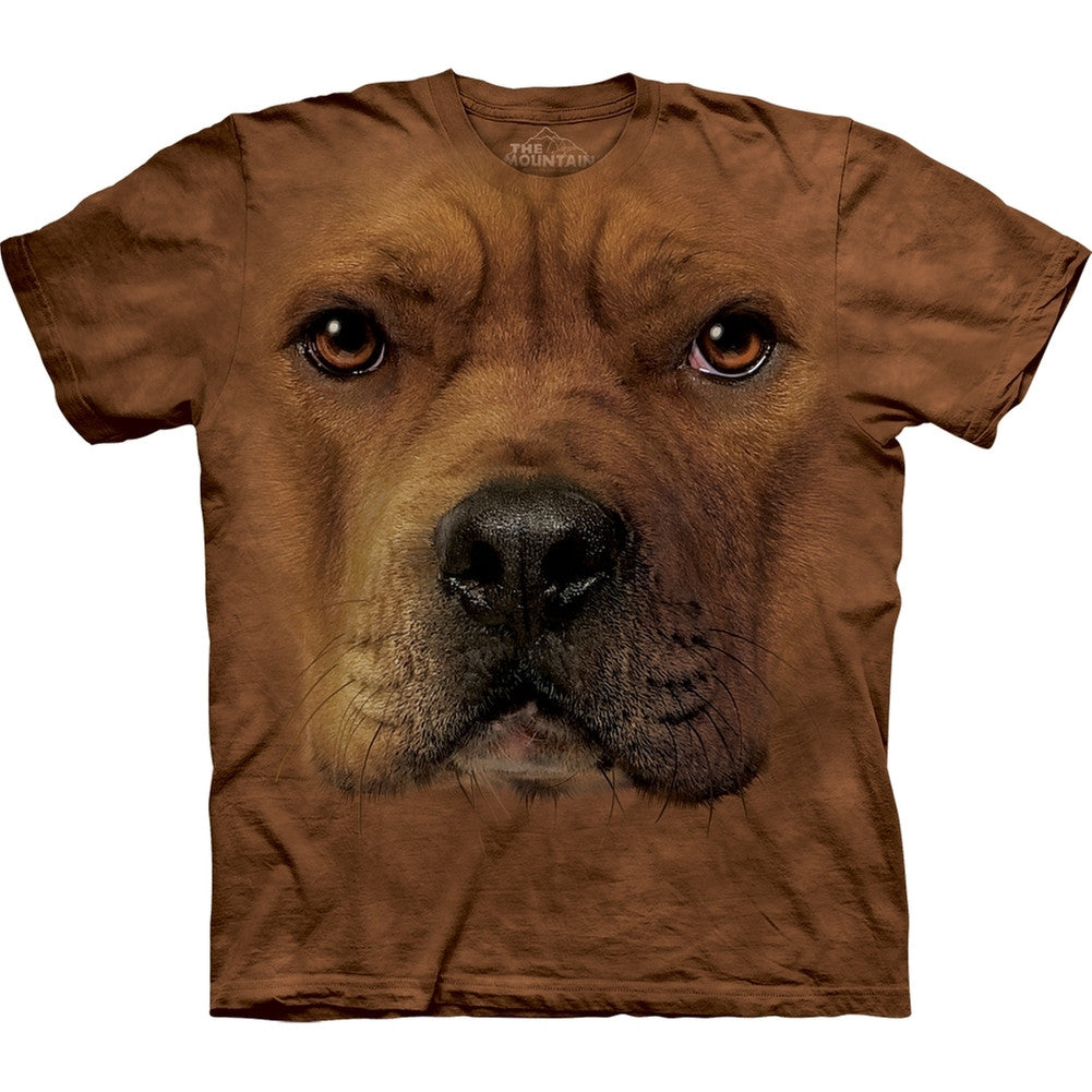 Pit Bull Face T-Shirt Men's T-Shirts The Mountain   