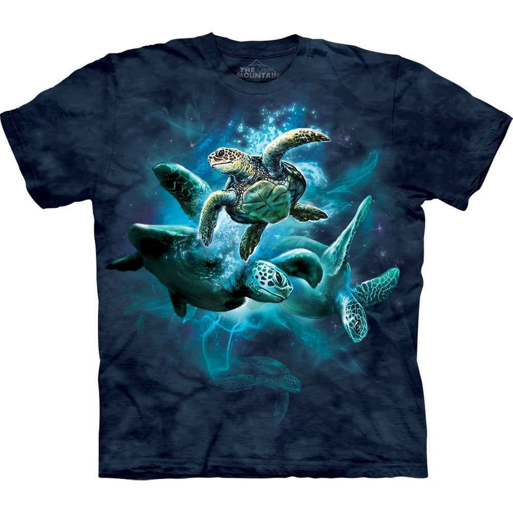 Sea Turtle Collage T-Shirt Men's T-Shirts Animalworld   