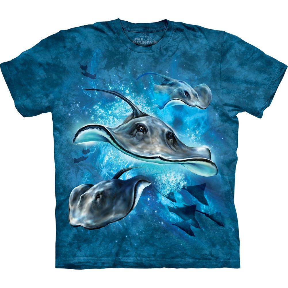 Stingrays Swimming T-Shirt Men's T-Shirts Animalworld   