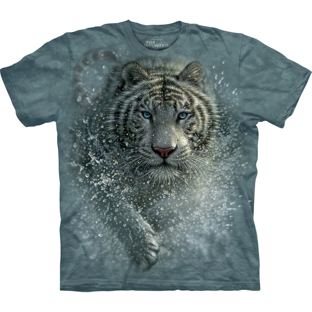 White Tiger Wet & Wild T-Shirt Men's T-Shirts Animalworld   