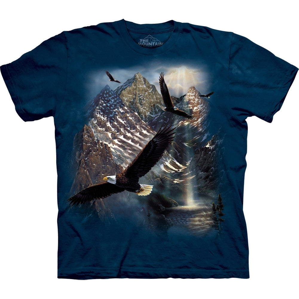 Eagles Reflection of Freedom T-Shirt Men's T-Shirts Animalworld   