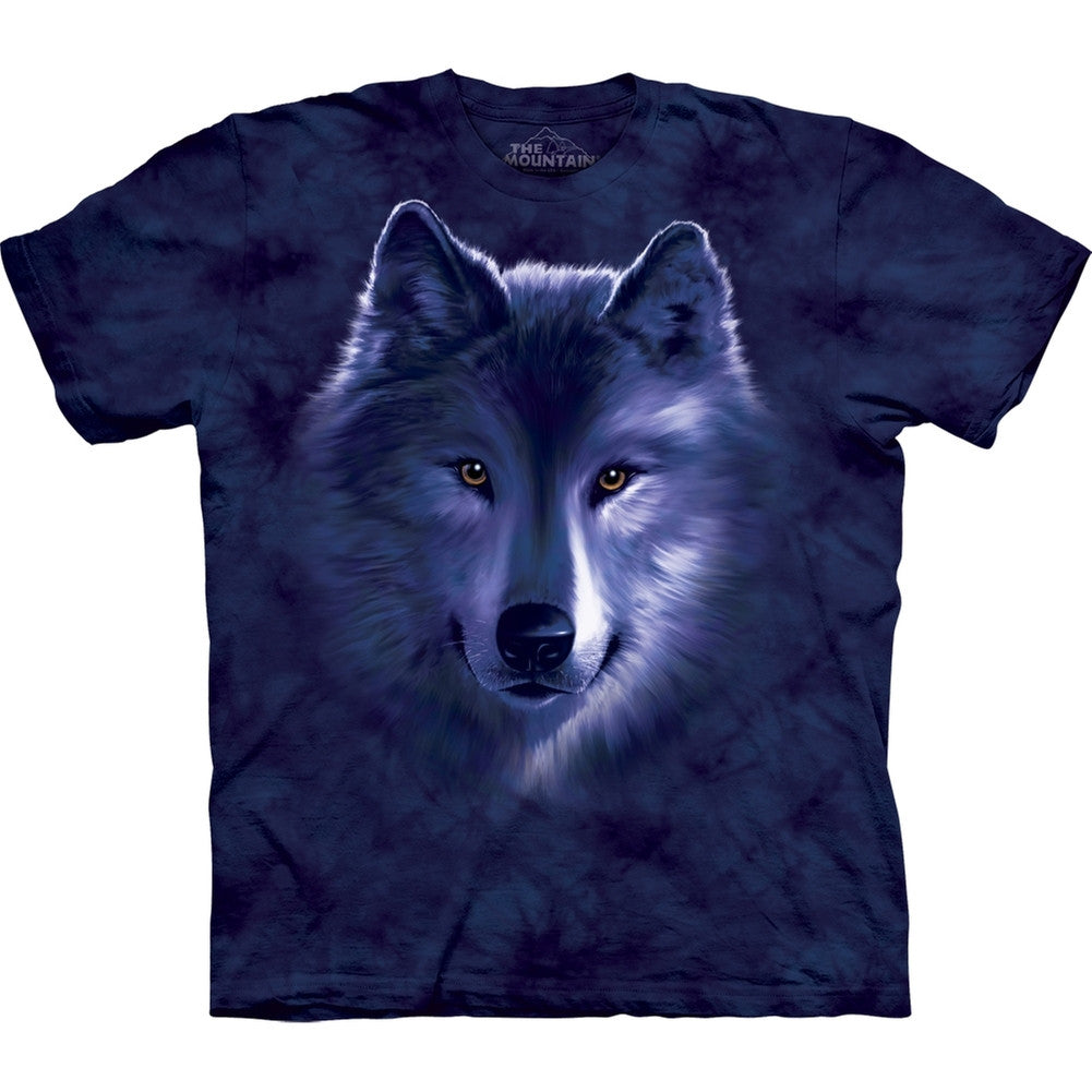 Wolf Face Fade T-Shirt Men's T-Shirts Animalworld   