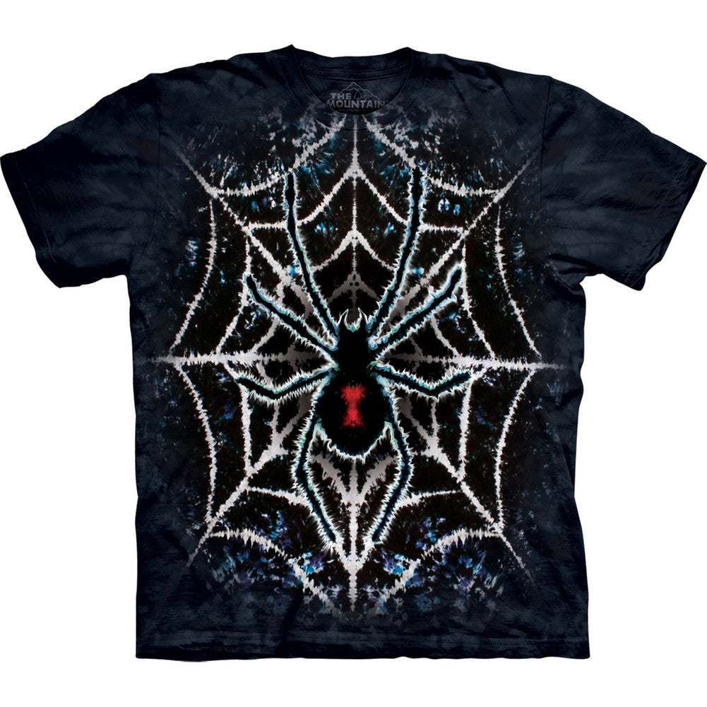 Spider Web Tie-Dye T-Shirt Men's T-Shirts Animalworld   