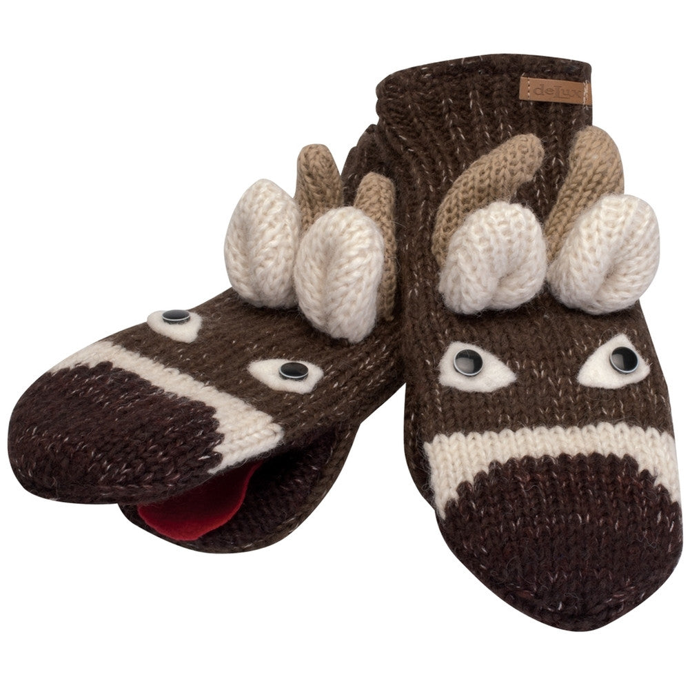 Baby Deer Knit Mittens Gloves Animalworld   