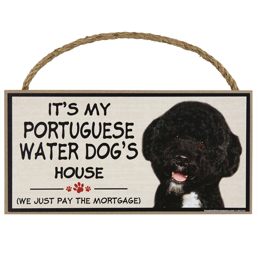 It's My Portuguese Water Dog House Wood Sign Signs AnimalWorld   