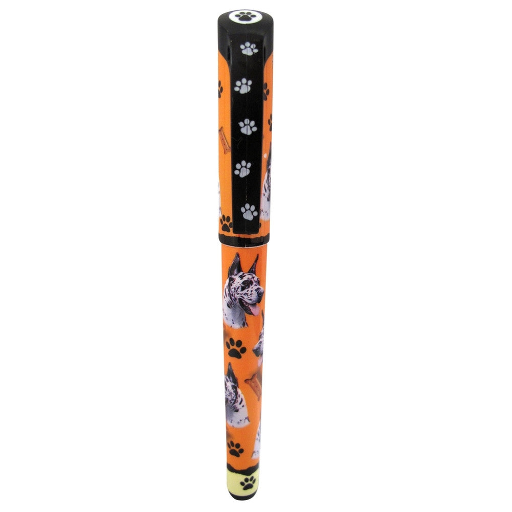 Harlequin Dane & Paws Refillable Gel Pen Pens AnimalWorld   