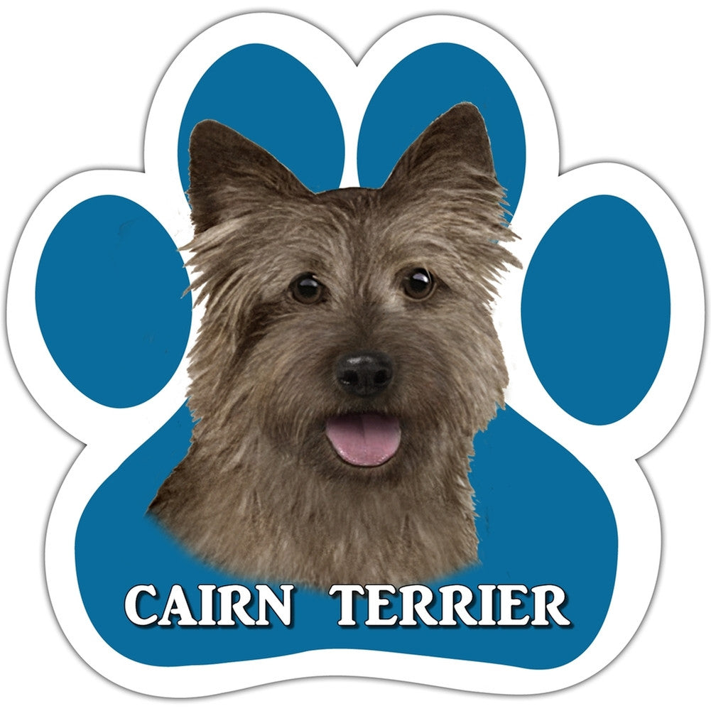 Cairn Terrier Paw Shaped Car Magnet Auto Accessories AnimalWorld   