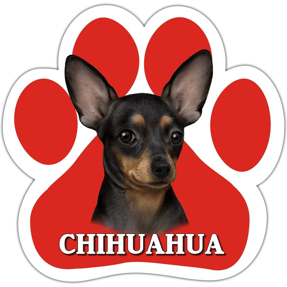 Black Chihuahua Paw Shaped Car Magnet Auto Accessories AnimalWorld   