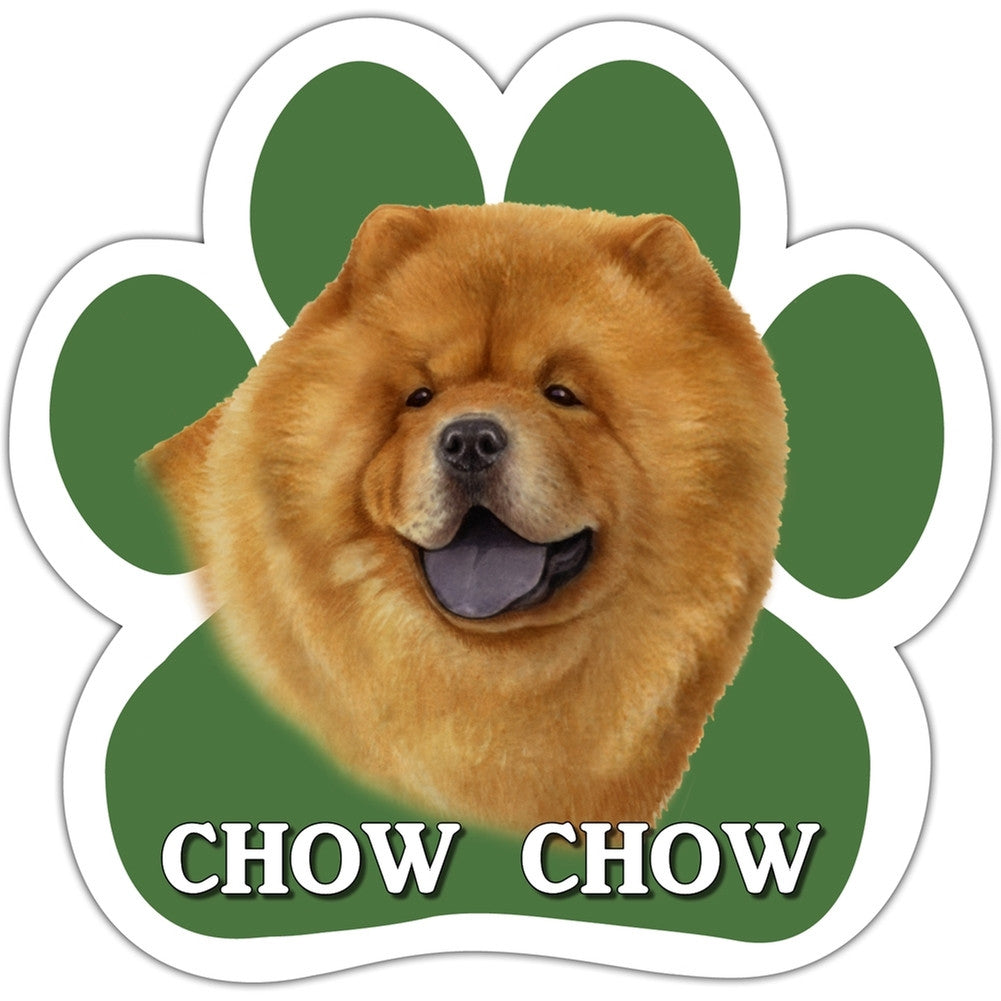 Chow Chow Paw Shaped Car Magnet Auto Accessories AnimalWorld   