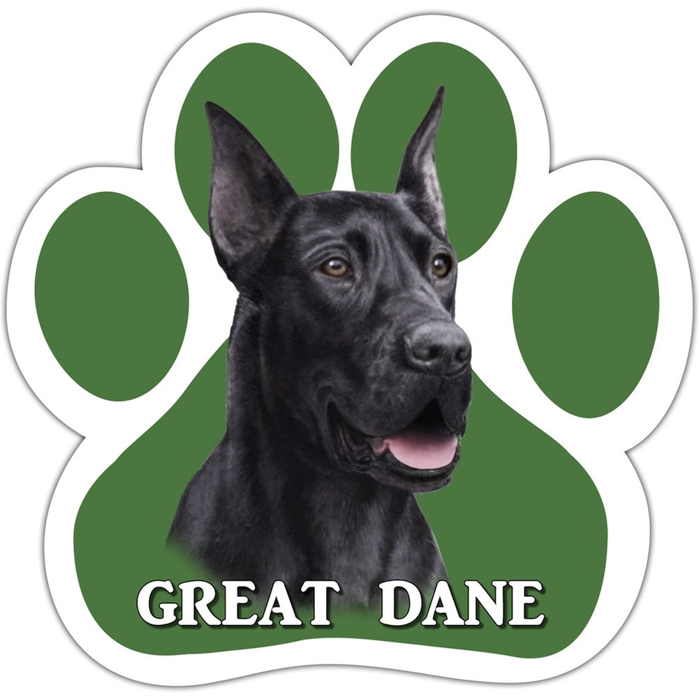 Great Dane Paw Shaped Car Magnet Auto Accessories AnimalWorld   