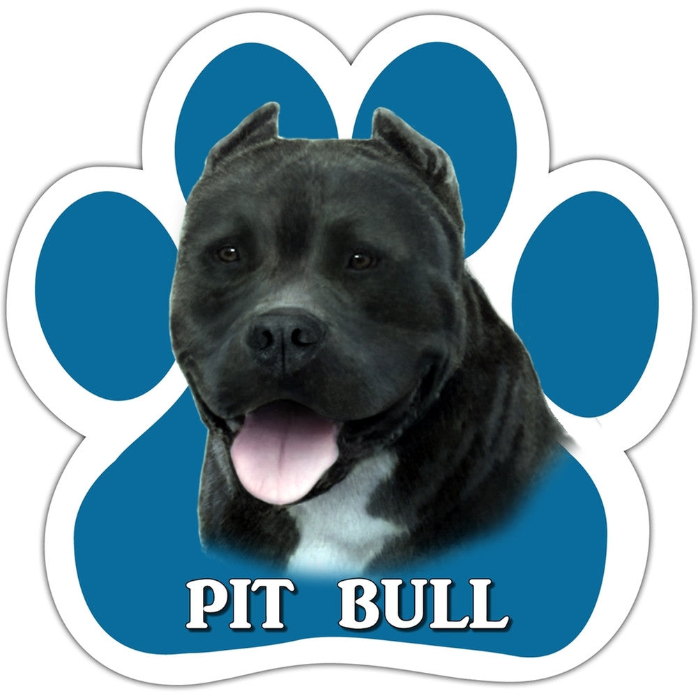 Pit Bull Paw Shaped Car Magnet Auto Accessories AnimalWorld   