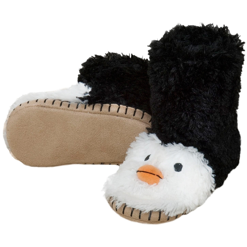 Penguin Youth Fuzzy Fleece Slippers Slippers Animalworld   