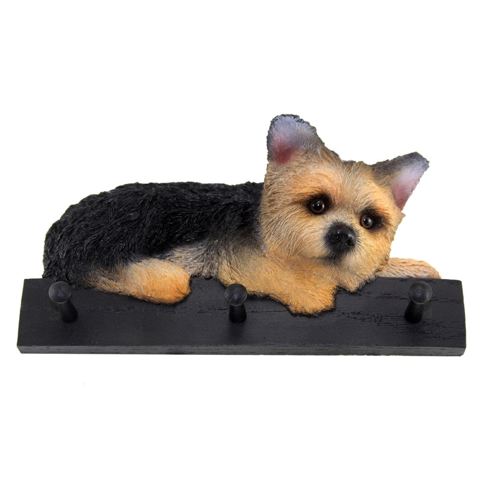 Yorkie Puppy Dog Leash and Kitchen Holder Wall Hooks Animalworld   