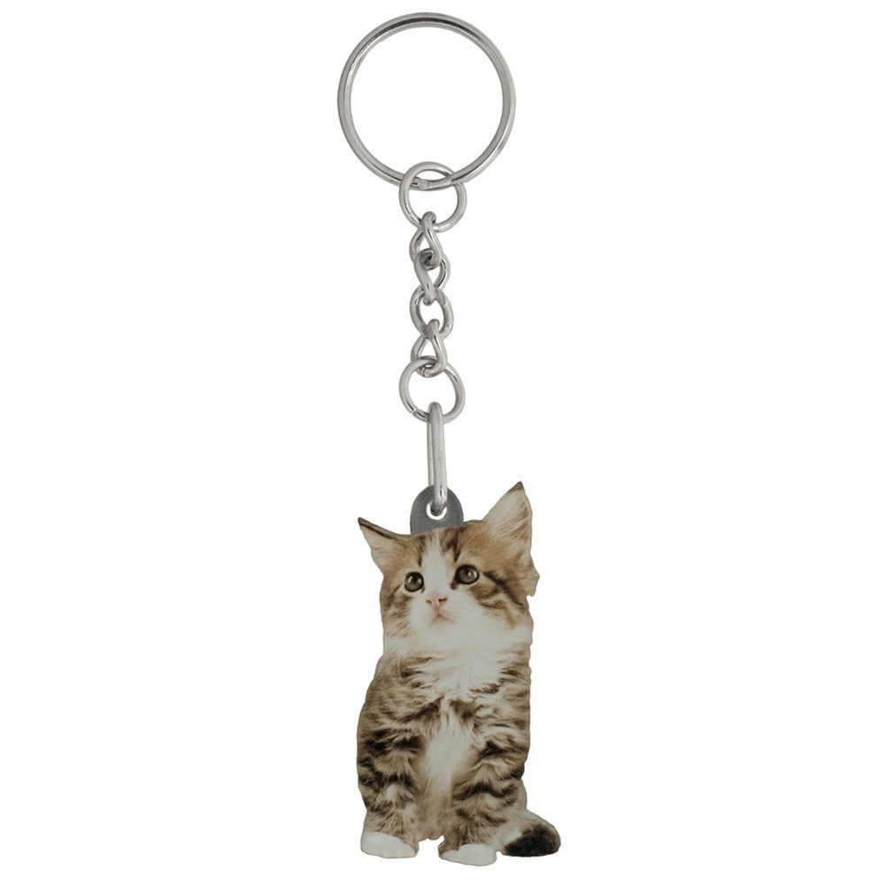 Sophie the Kitten Mirrored Acrylic Keychain Keychains AnimalWorld   