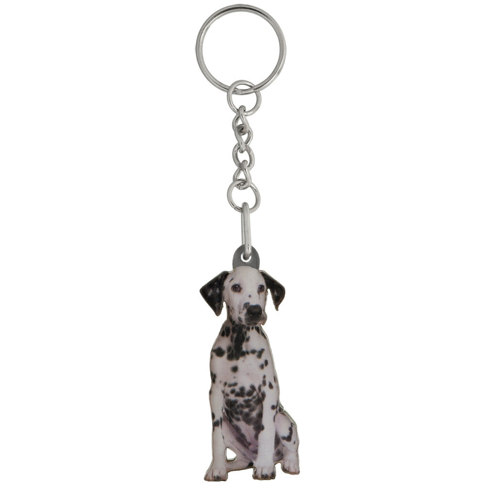 Dice the Dalmatian Puppy Mirrored Acrylic Keychain Keychains AnimalWorld   