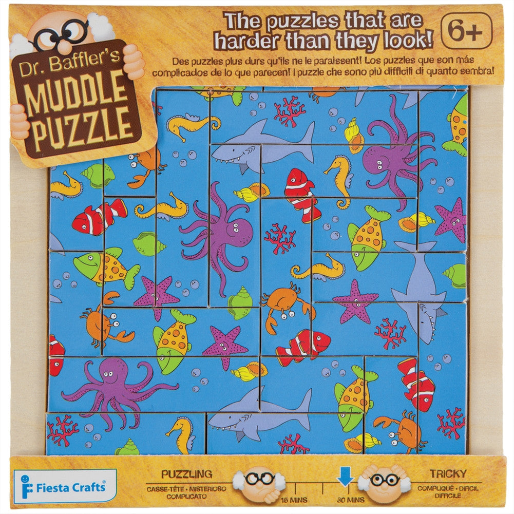 22-Piece Sealife Muddle Puzzle Puzzles AnimalWorld   