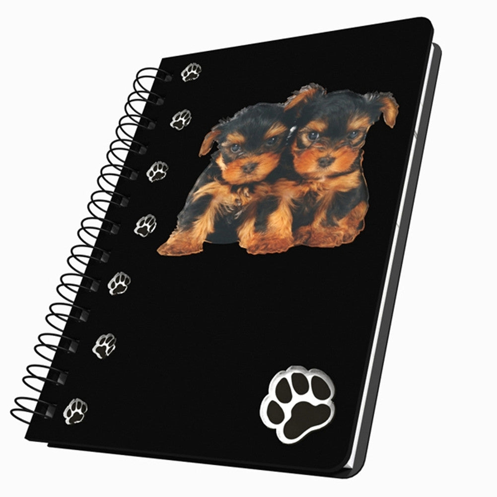 Yorkshire Terrier Puppies Medium Acrylic Journal Notebooks/Journals AnimalWorld   