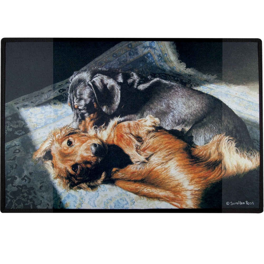 Dachshund Partners In Crime Doormat Doormats AnimalWorld   