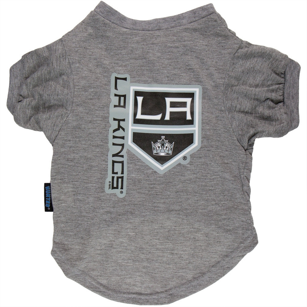 Los Angeles Kings - Logo Dog T-Shirt Dog Clothing Los Angeles Kings   