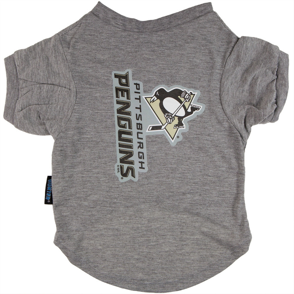 Pittsburgh Penguins - Logo Dog T-Shirt Dog Clothing Pittsburgh Penguins   