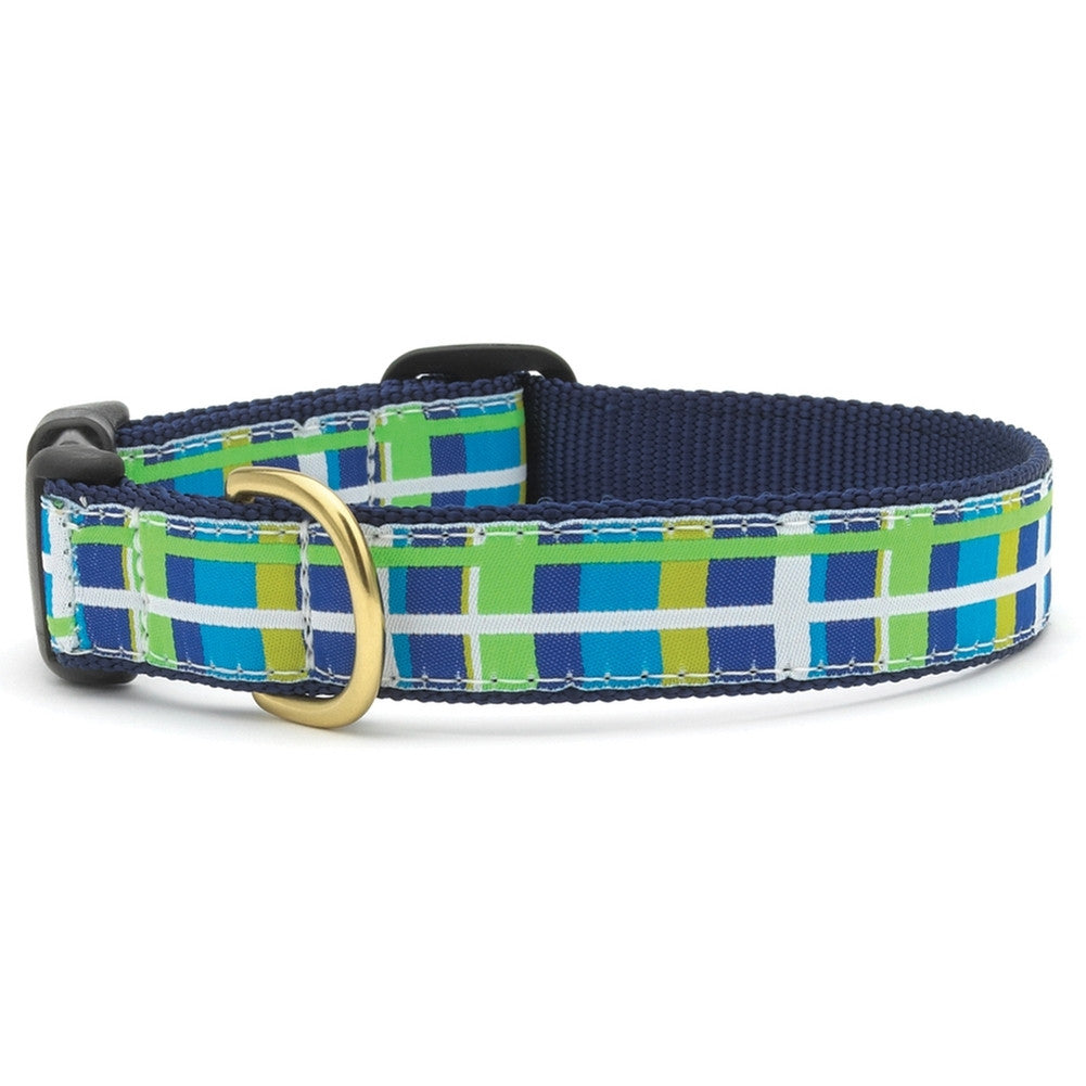 Newport Plaid Dog Collar Collars & Leashes Old Glory   