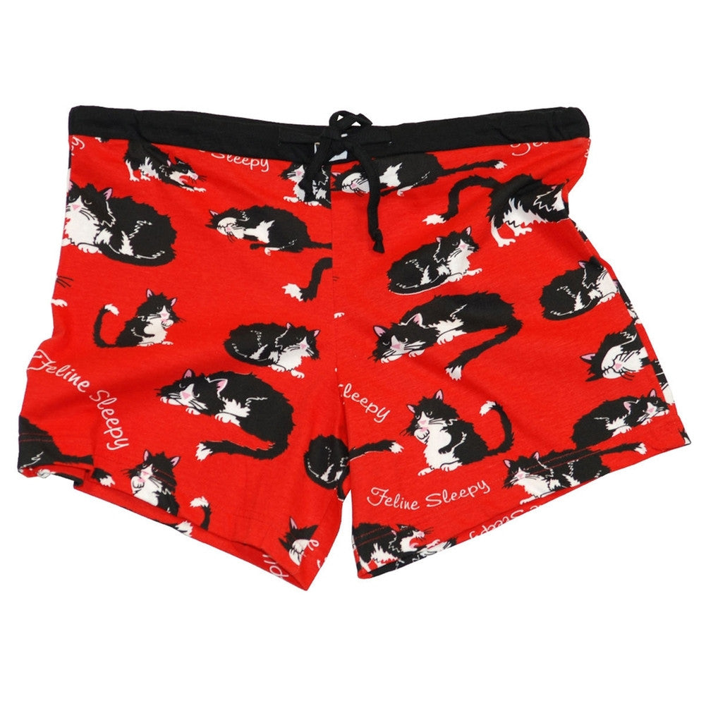 Feline Sleepy Women's Boxer Shorts Men's Boxers & Briefs Lazy One   