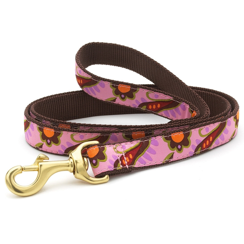 Lush Paisley Dog Leash Leashes Up Country Inc   