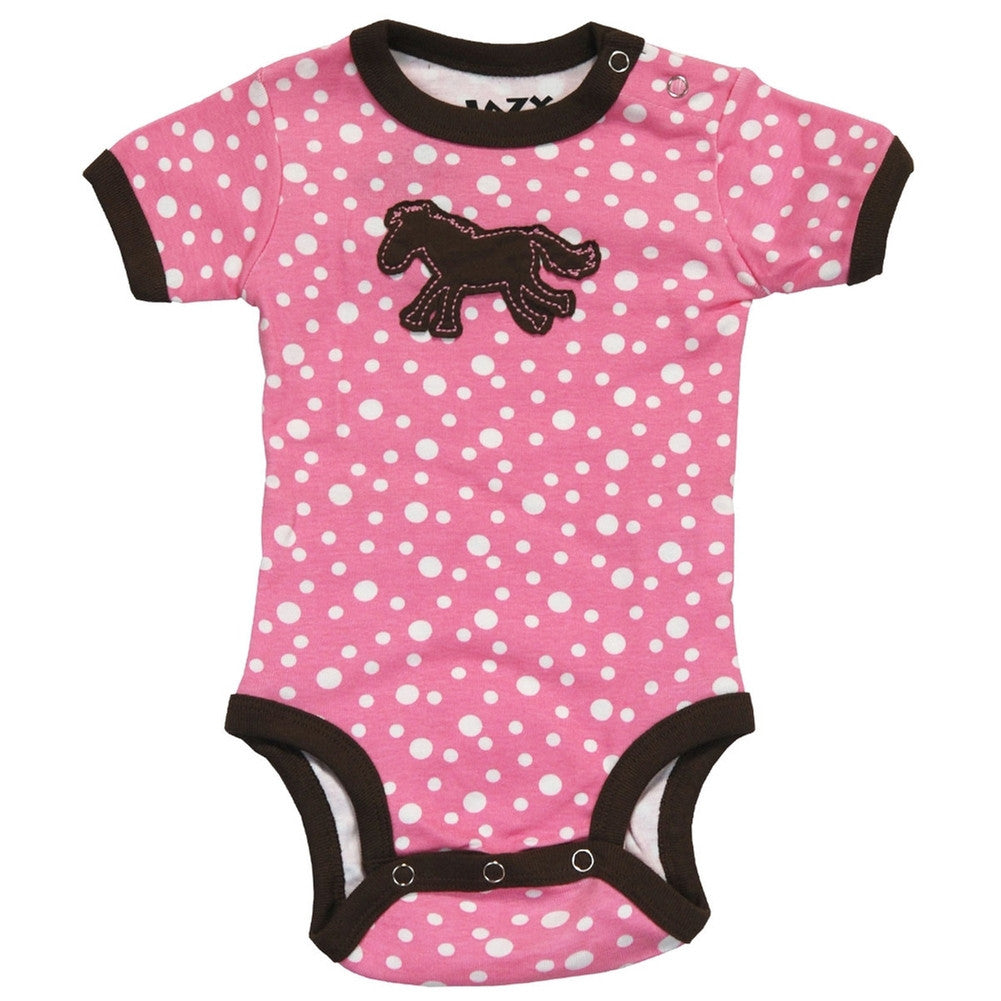 Dotty Horse Baby One Piece Baby One Piece Animalworld   