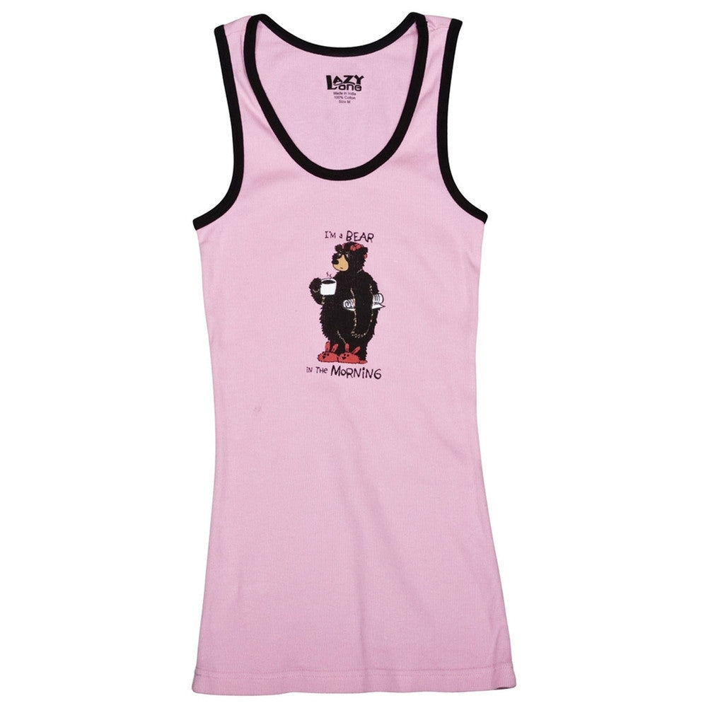 Bear in the Morning Juniors Tank Top Tank Tops Lazy One   