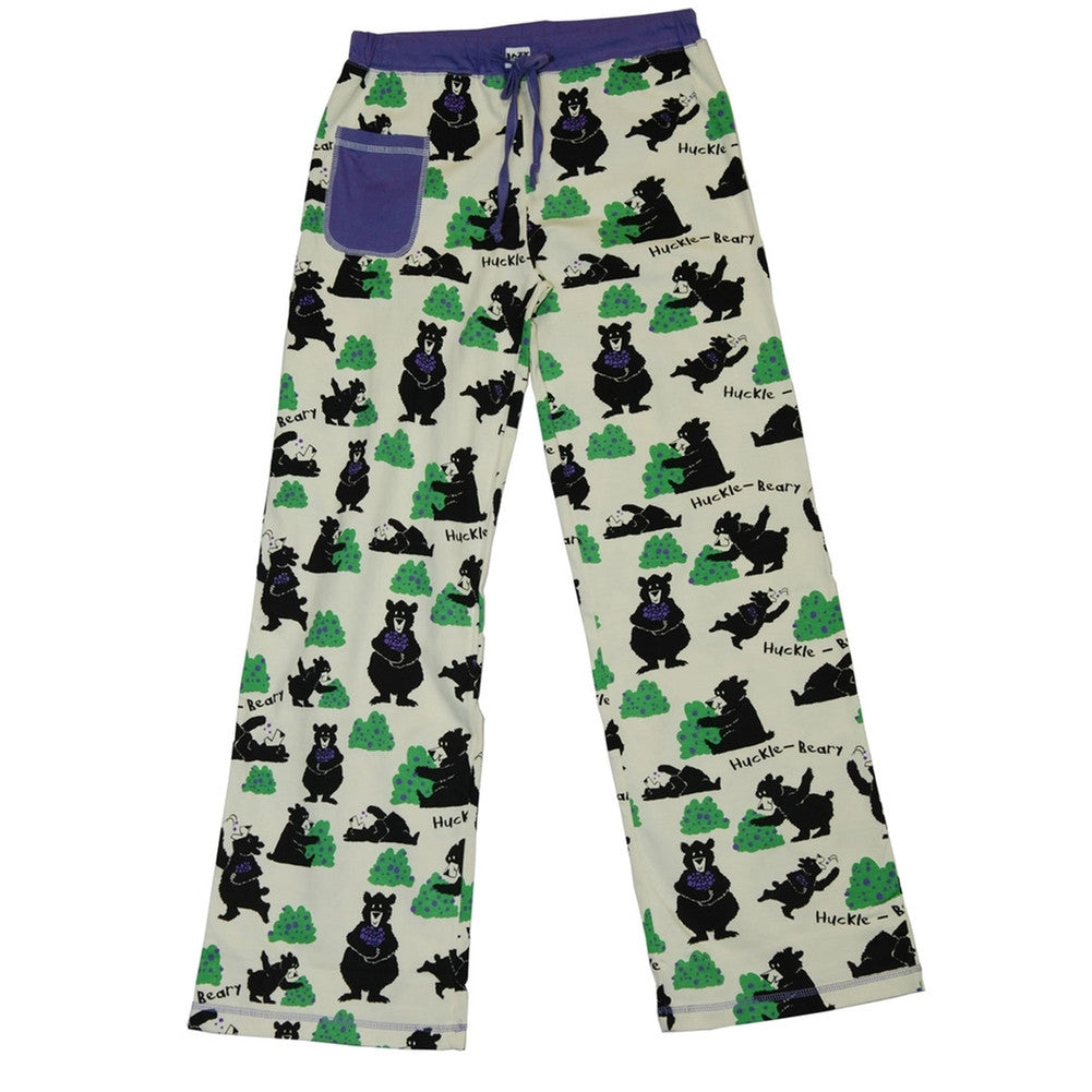 Huckle-Beary Juniors Sleep Pants Sleepwear Bottoms Animalworld   