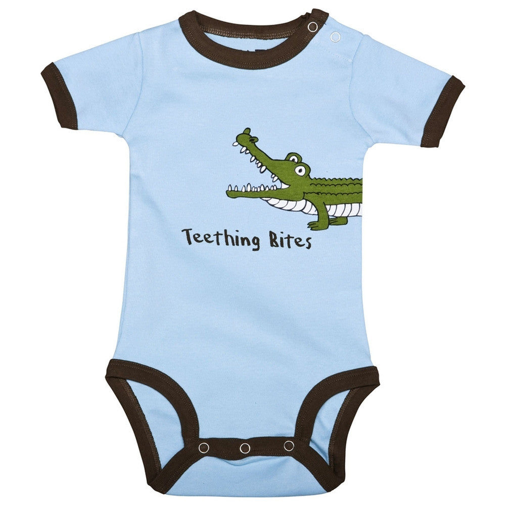 Alligator Teething Bites Baby One Piece Baby One Piece Animalworld   