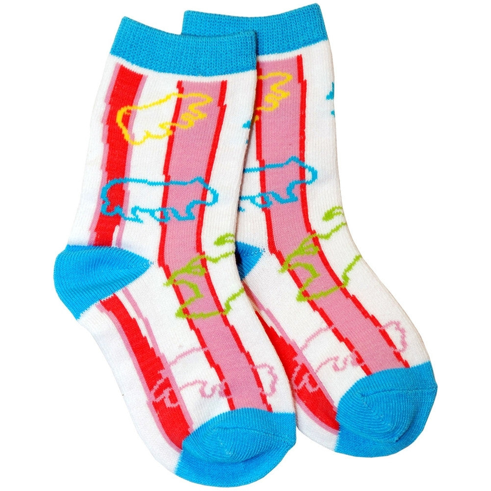 Bear Stripe Kid's Socks Socks Lazy One   