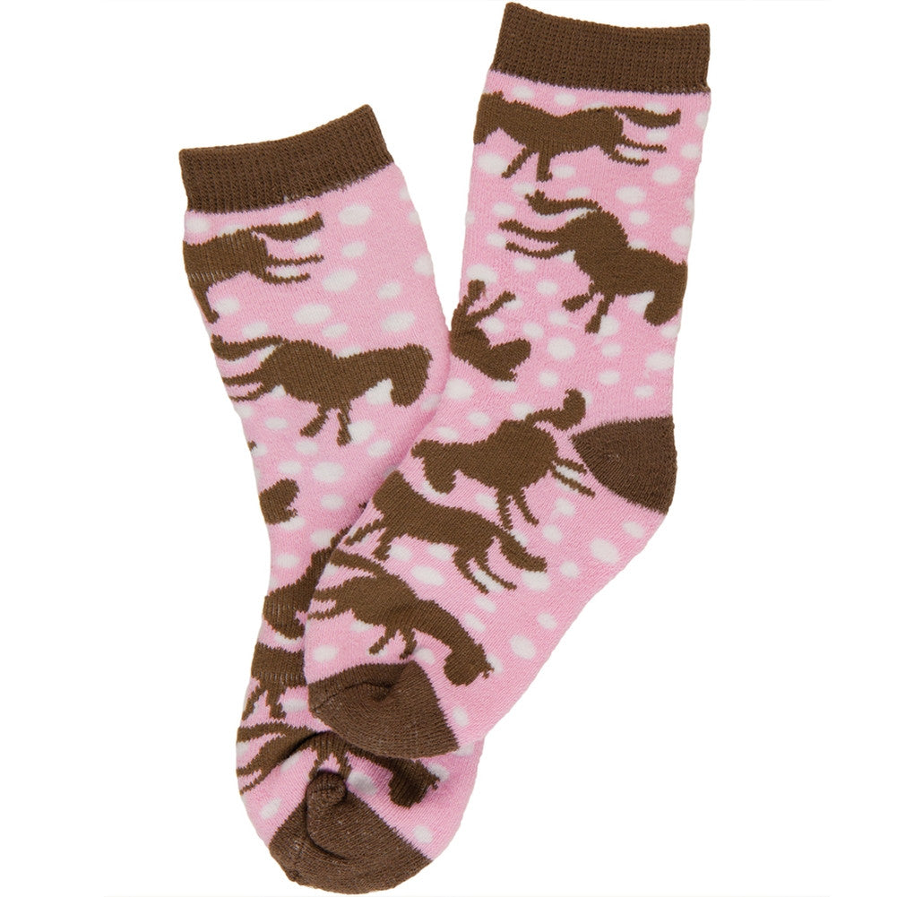 Dotty Horse Infant Socks Socks Lazy One   