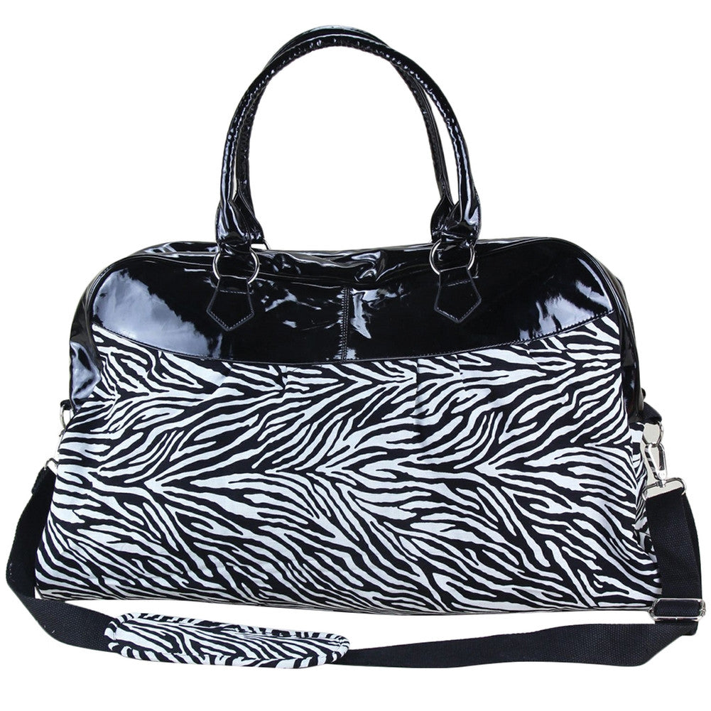 Zebra Print Weekend Bag Travel Bags AnimalWorld   