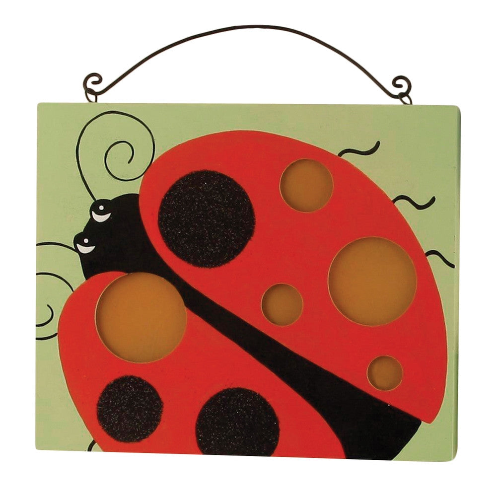 Ladybug Wall Plaque with Lights Plaques AnimalWorld   