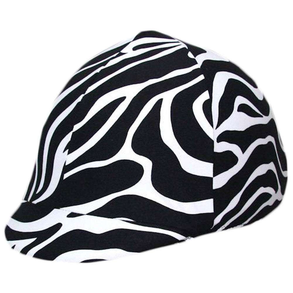 Equestrian Zebra Print Helmet Cover Helmets AnimalWorld   