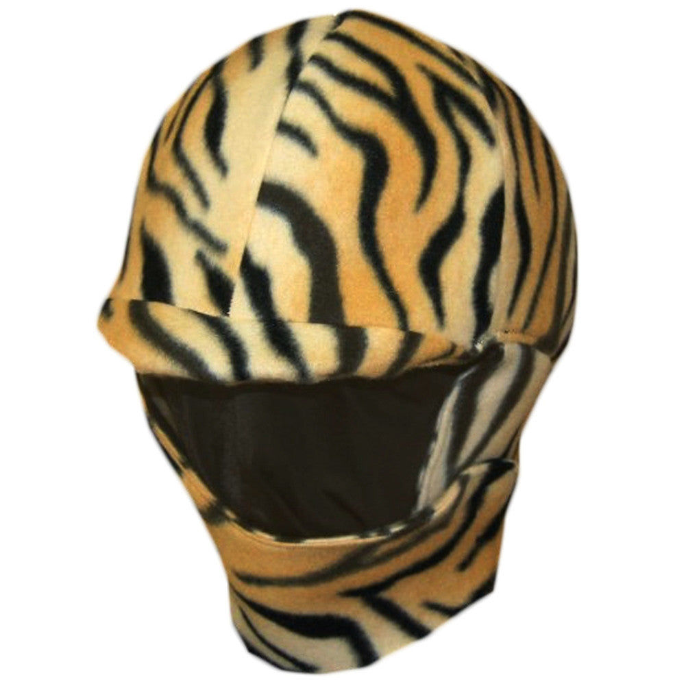 Equestrian Tiger Print Fleece Helmet Cover Helmets AnimalWorld   