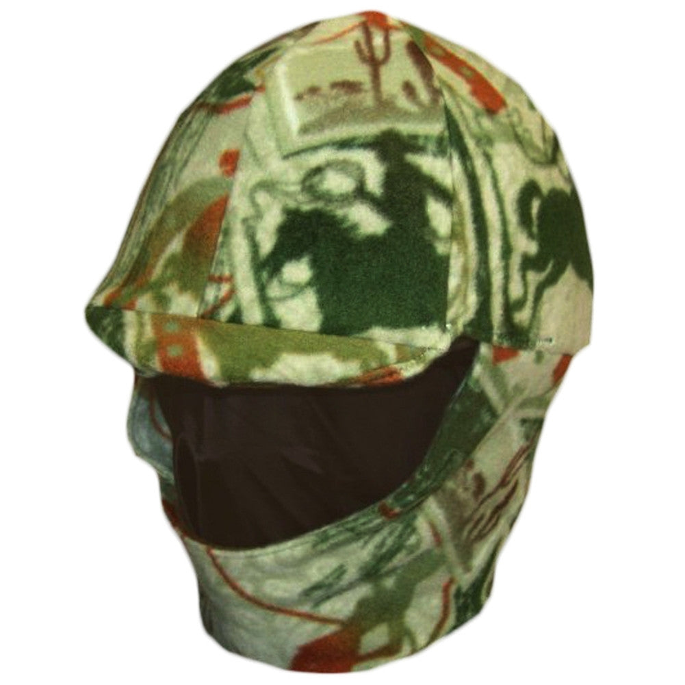 Equestrian Green Cowboy Fleece Helmet Cover Helmets AnimalWorld   