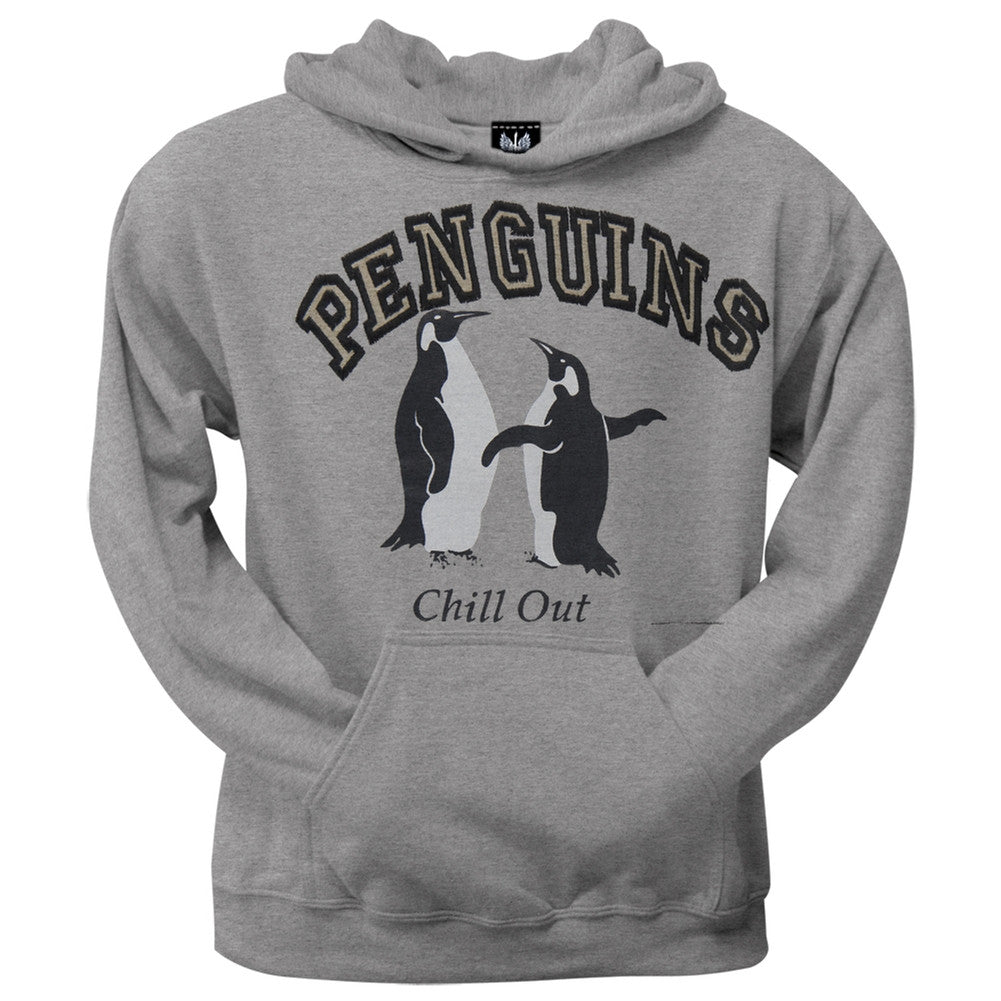 Chill Out Penguin Men's Hoodie Sweatshirts AnimalWorld   