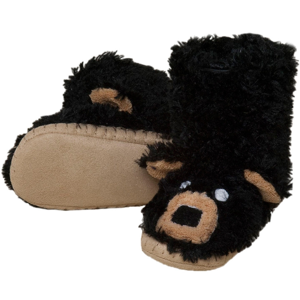 Black Bear Youth Fuzzy Fleece Slippers Slippers Hatley Usa, Inc   