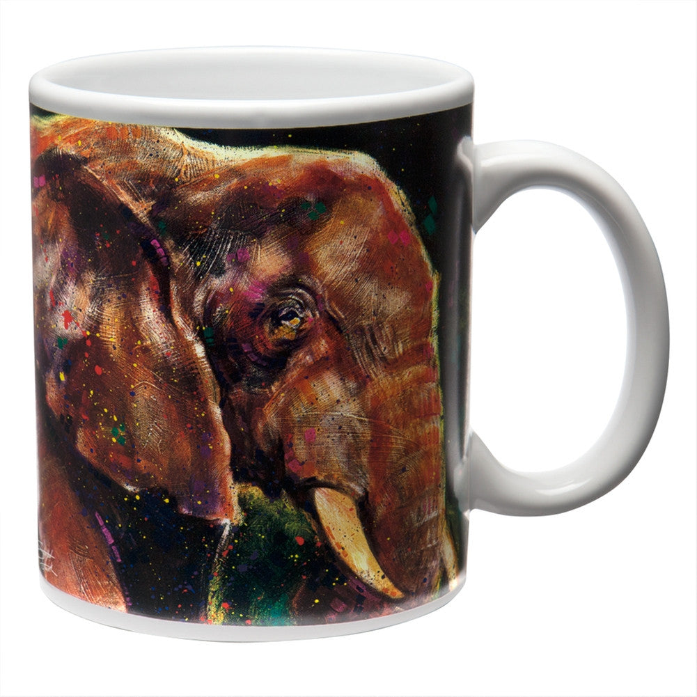 Stephen Fishwick Elephant Coffee Mug Coffee Mugs Animalworld   