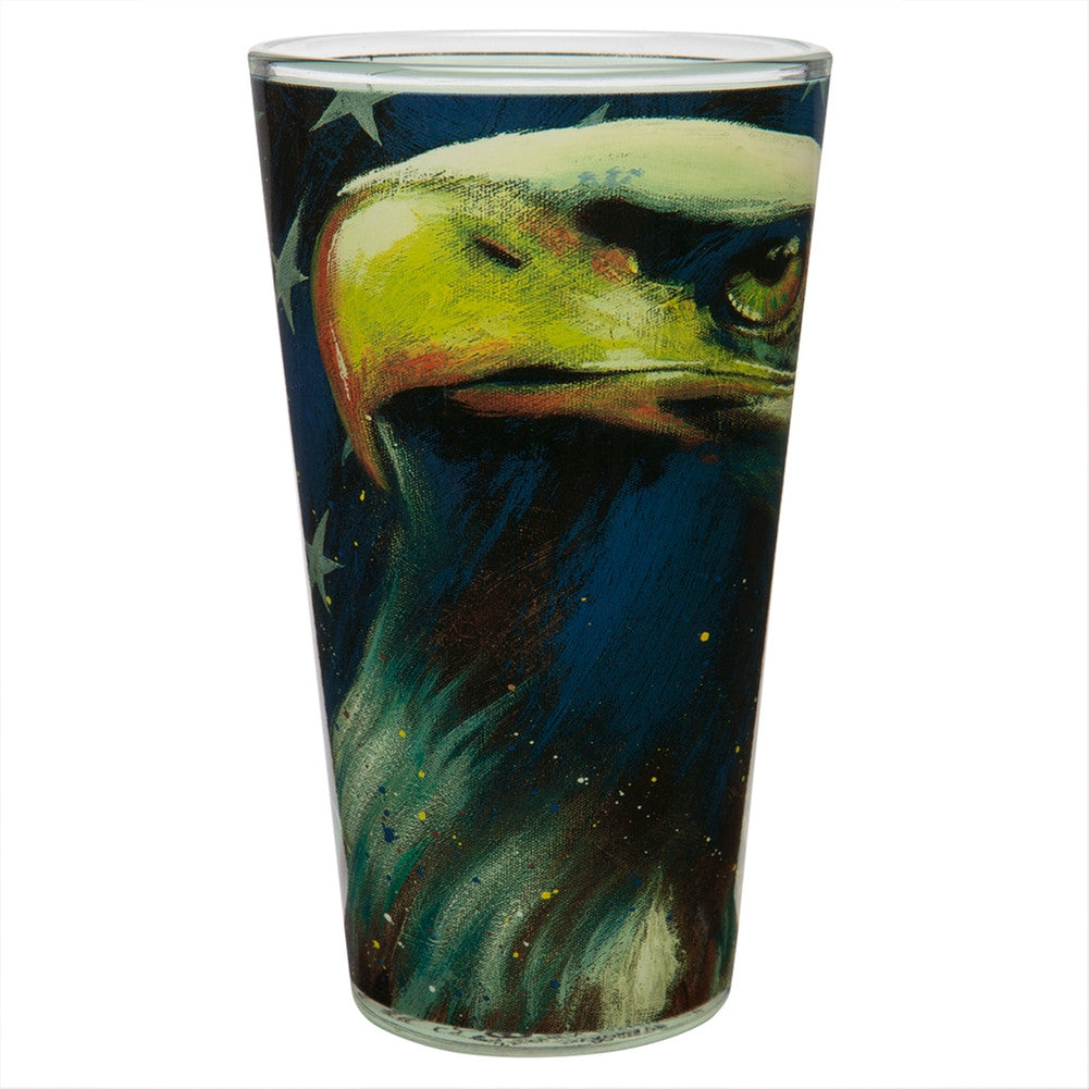 Stephen Fishwick Eagle Pint Glass Pint Glasses Animalworld   