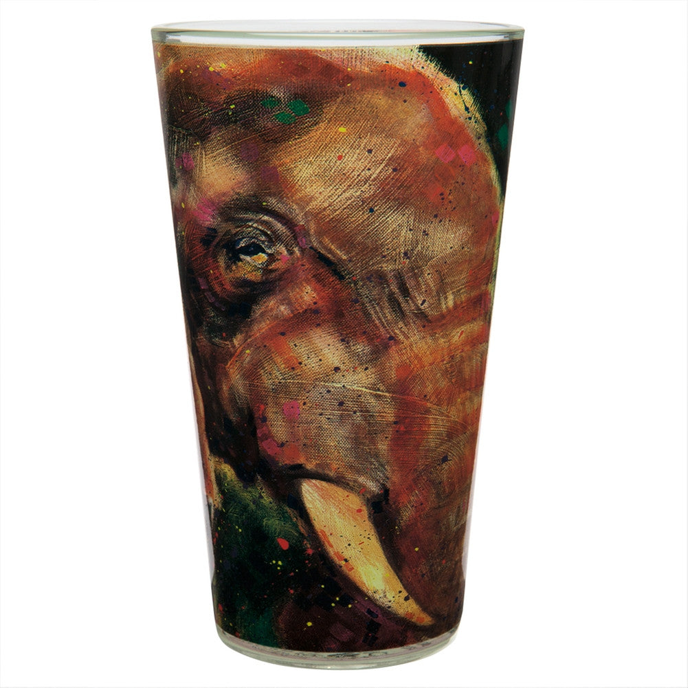 Stephen Fishwick Elephant Pint Glass Pint Glasses Animalworld   