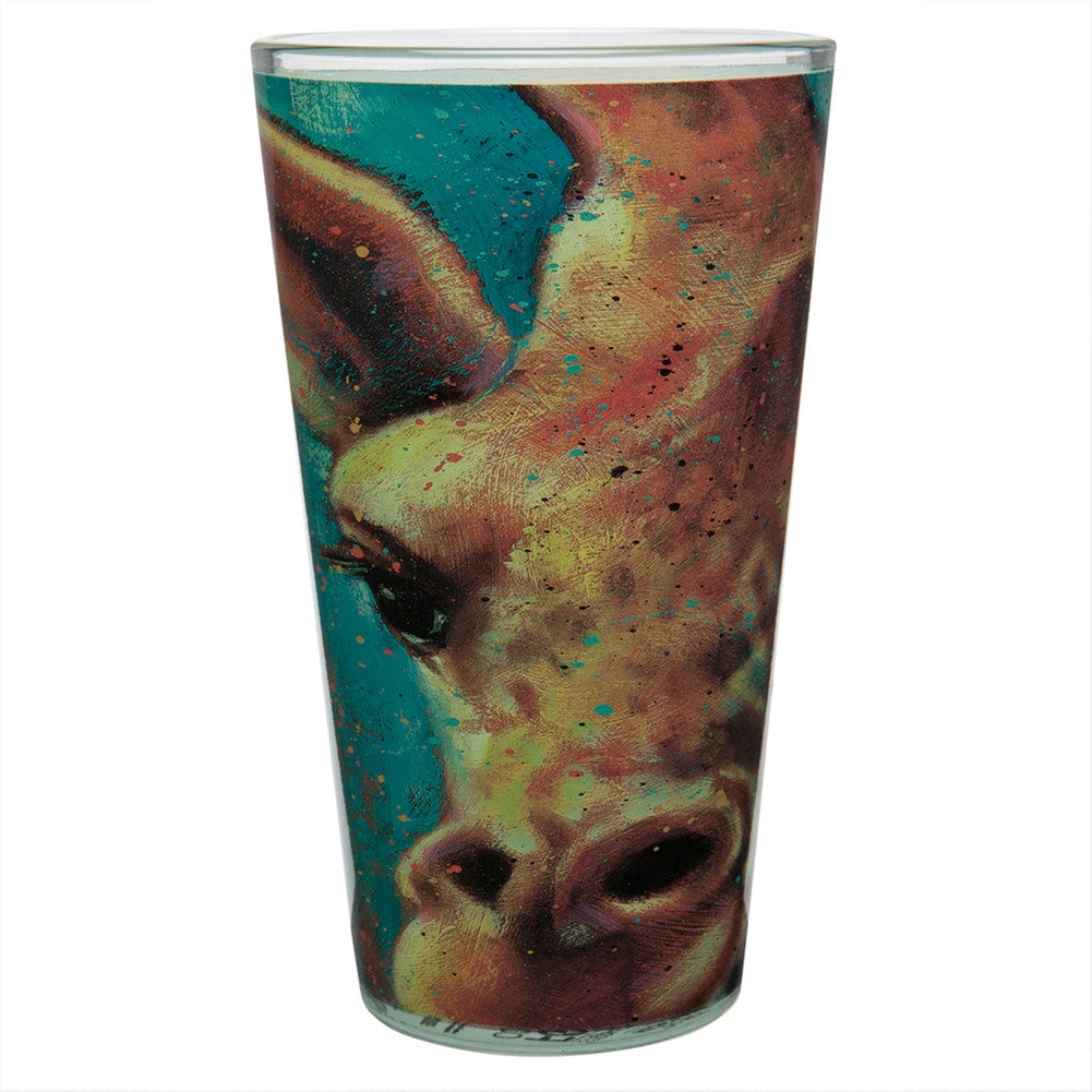 Stephen Fishwick Giraffee Pint Glass Pint Glasses Animalworld   