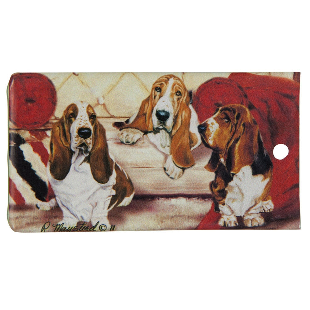 Basset Hound Portrait Bag Tag Bag Tags AnimalWorld   